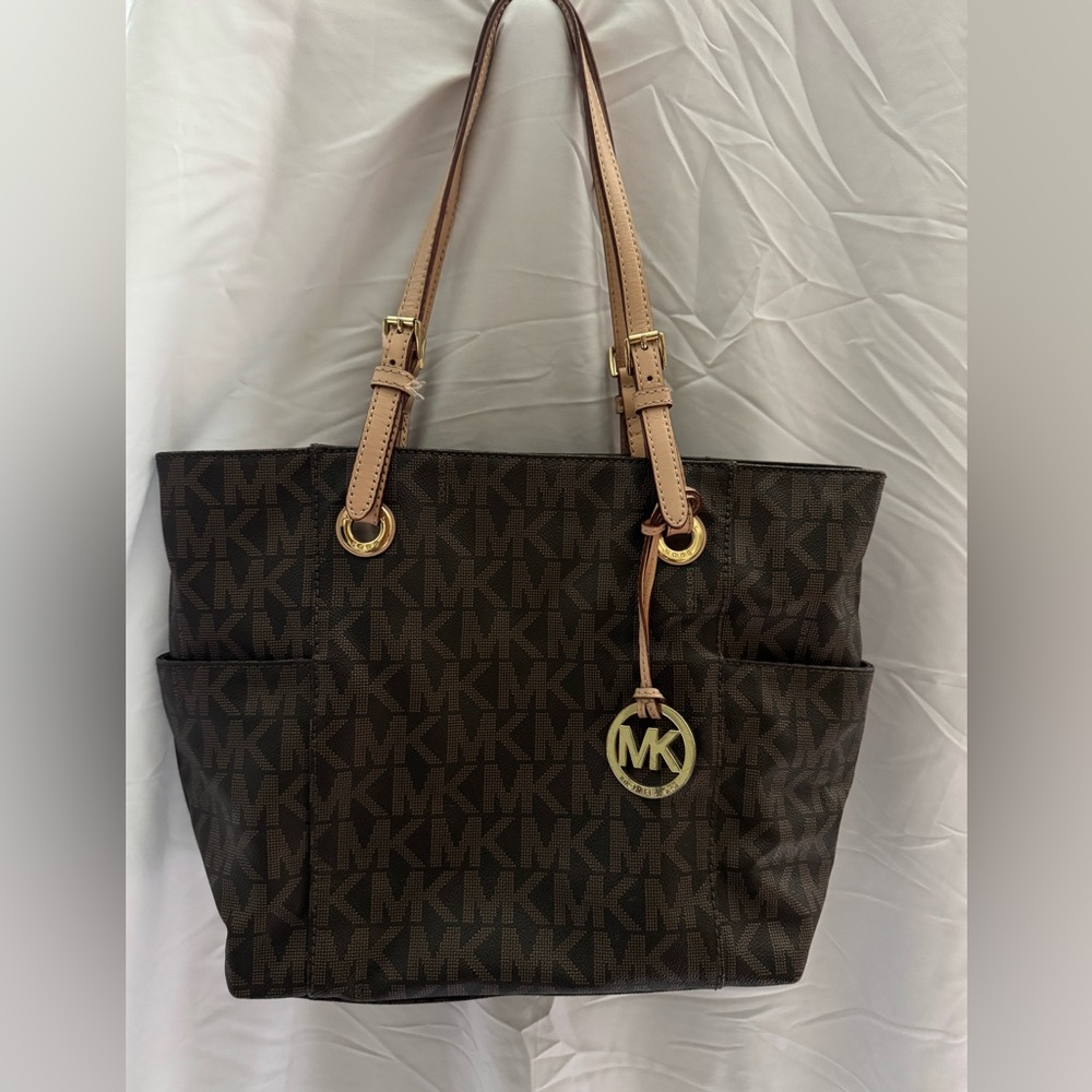 Michael Kors leather tote bag